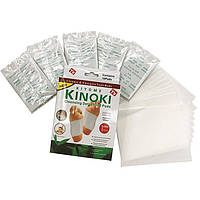 Очищаючі пластирі на стопи від токсинів Kinoki упаковка 10 штук