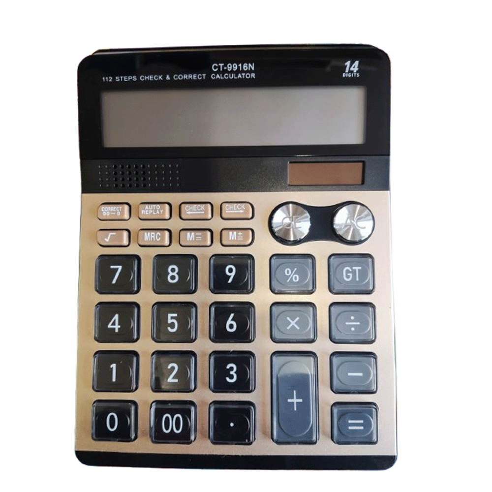 Калькулятор  СТ- 9916 настільний бухгалтерский, фото 1