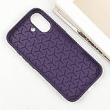 Чохол TPU Weaving для Apple iPhone 16 (6.1") Purple, фото 4