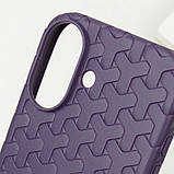 Чохол TPU Weaving для Apple iPhone 16 (6.1") Purple, фото 6
