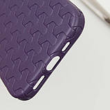 Чохол TPU Weaving для Apple iPhone 16 (6.1") Purple, фото 7