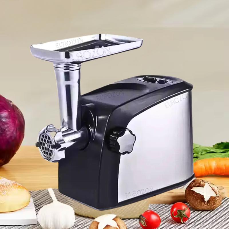 Електром'ясорубка-соковитискач з реверсом терками та шатківницею Rainberg 3800W М'ясорубка електрична М'ясорубка