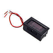 Компактний цифровий вольтметр 12-60 В з моніторингом заряду батареї, фото 4