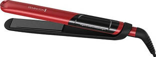 Випрямляч Remington Silk Straightener, 300Вт, 150-235С, дисплей, кейс, кераміка, чорно-червоний Baumar - Порадуй Себе
