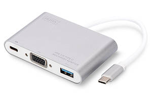 Хаб DIGITUS USB-C > VGA/USB-A/USB-C Baumar - Порадуй Себе