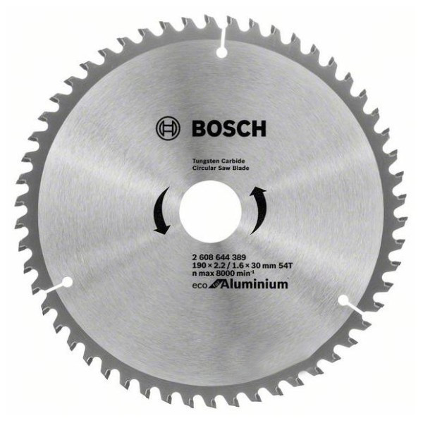 Пиляльний диск Bosch Eco for Aluminium (190х30х54T) (2608644389), фото 1