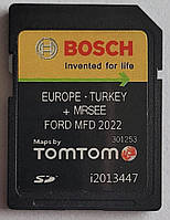 Bosch навігація SD Card Ford MFD v12 Європа -Туреччина 2022