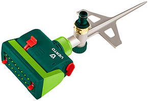 Зрошувач дощовий Verto, дощувач маятниковий, 1/2"-3/4", 16 сопел, площа розпилення 14х19 м Baumar - Порадуй Себе