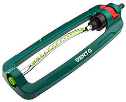 Зрошувач дощовий Verto, дощувач маятниковий, 1/2"-3/4", 16 сопел в металевому елементі, площа розпилення 13х18 м Baumar - Порадуй