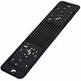 Рамка номерного знака Vitol Uni PH-50050, нержавіюча сталь без написів, 110х520, фото 3