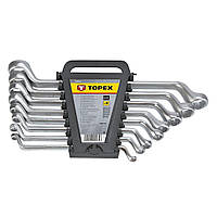 Ключi гайкові TOPEX, набір 8шт, накидні, двосторонні, CrV, 6-22мм Baumar - Порадуй Себе
