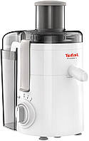 Соковитискач Tefal Frutelia + відцентрований 350Вт, чаша-0.95л, жмих-0.5л, пластик, біло-сірий Baumar - Порадуй Себе