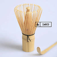 Вінчик Часен для чаю Матча ручної роботи 76 ворсинок з ложкою Чаcаку в подарунок