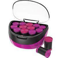 Термо бігуді Remington Jumbo Curls, 600Вт, D-36,41mm, 12шт, іонізація, кондиціонування, рожевий Baumar - Порадуй Себе