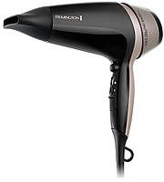 Фен Remington Thermacare Pro, 2100Вт, 3 режими, дифузор,турмалінова  іоніз-я, хол. обдув, чорно-коричневий Baumar - Порадуй Себе