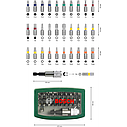 Набір біт Bosch (32 шт. + магнітний тримач) (2607017063), фото 3