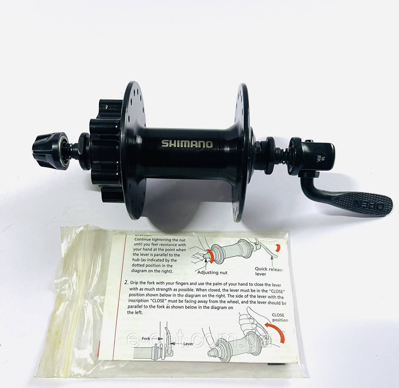 Втулка передня Shimano HB-TX506 під диск, на 36 спиць. Втулка Шимано передня для велосипеда