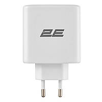 Зарядний пристрій мережевий 2E 65Вт GaN 2хUSB-C/USB-A, PD/QC, білий Baumar - Порадуй Себе