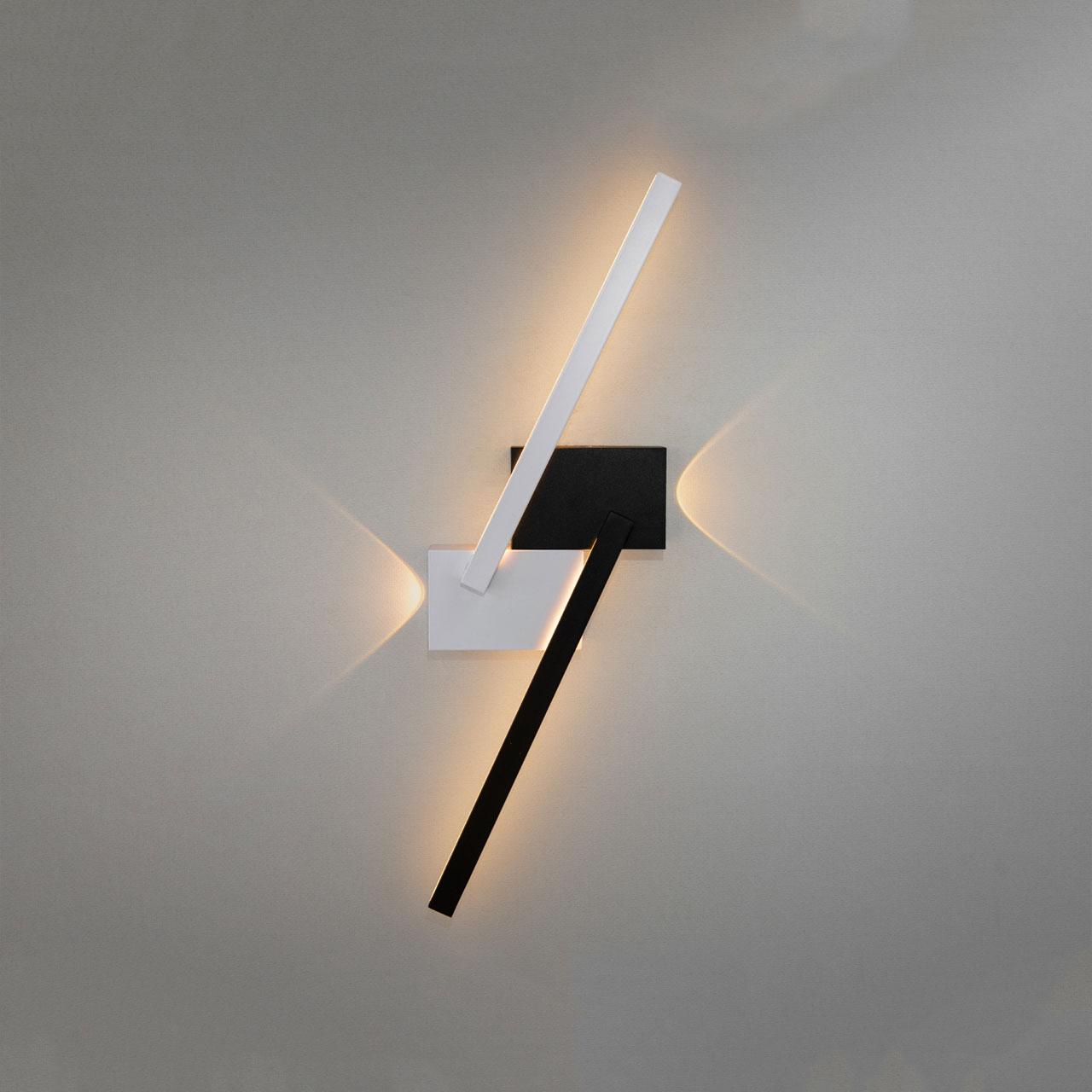 Світлодіодне бра 25 Вт зі зміною відтінка світла колір каркасу чорний D-Q4/600BK, фото 1