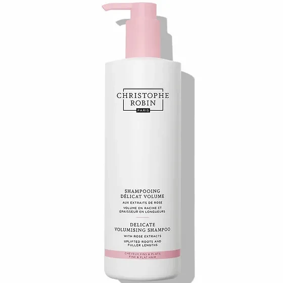 Шампунь для надання об'єму волоссю Christophe Robin Delicate Volumising Shampoo with Rose Extracts 500 ml