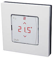 Терморегулятор Danfoss Icon2 RT, Display, +5...35 °C, програмований, дротовий, вбудований, 24В, білий Baumar - Порадуй Себе