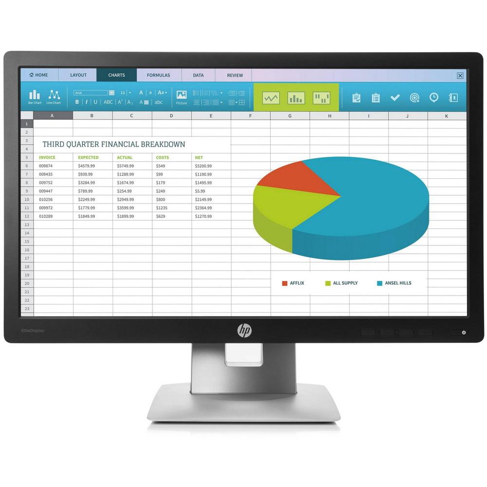 Монітор 20" 1600*900 IPS HP E202 LED VGA HDMI DP USB*2 Pivot чорн.+сріб. бв A Гар.12міс! #, фото 1