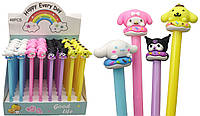 Ручка дитяча з насадкою ассорті