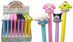 Ручка дитяча з насадкою ассорті