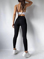 Спортивні лосини з високою посадкою oysho tayt, якісні щільні легінси oysho, лосини з утяжкою