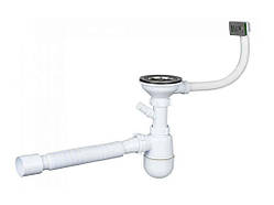 Сифон К1150 (Кухня-Элит) нерж.с/м L=800мм d=50mm ТМ SOLO PLAST