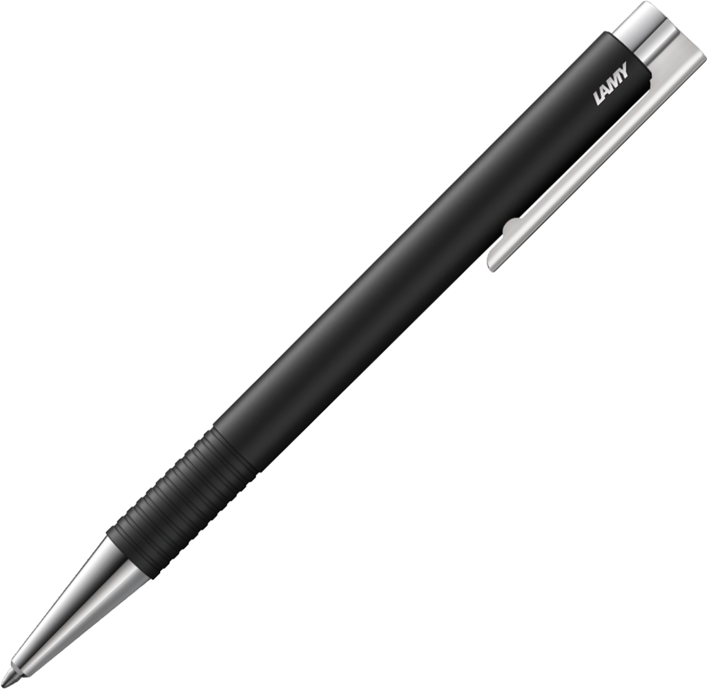 Ручка кулькова Lamy Logo M+ матова чорна M M16 чорний стрижень (Special Edition) (4036428)