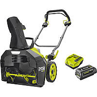 Ryobi Снігоприбиральна машина акумуляторна Max Power RY36STX45A-140 36В 1х4А·год ширина 45см безщітковий двигун викид до 8м висота