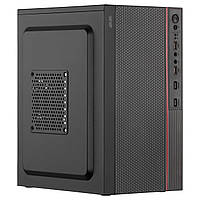 Корпус 2E TeamX TMX03 з БЖ 2E ATX400W, 2xUSB2.0, 1x80мм, VGA 220мм, mATX, чорний Baumar - Порадуй Себе