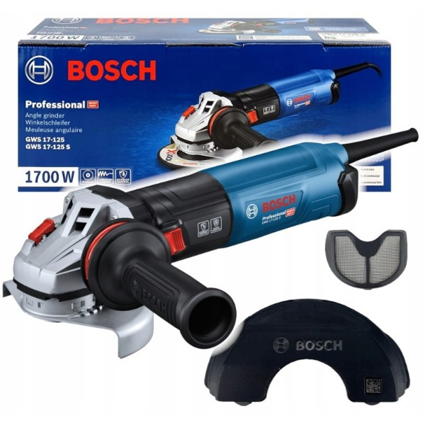 Кутова шліфмашина Bosch GWS 17-125 S Professional (1700 Вт, 125 мм) (06017D0300), фото 1
