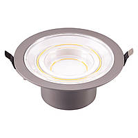 LEDVANCE Світильник даунлайт LED 8Вт 650Лм 2700K 166мм Decor Filament Downlight Echo алюміній Baumar - Порадуй Себе