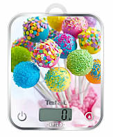 Tefal Ваги кухонні Optiss Cake, 5кг, AAAx2 в комплекті, скло, різнокольоровий Baumar - Порадуй Себе