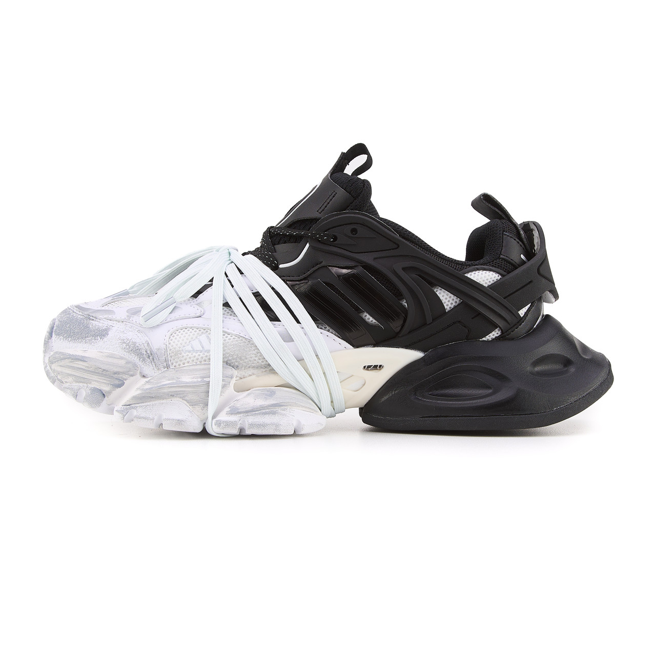 Кросівки чоловічі чорні Adidas Vento XLG Deluxe Black White (19648), фото 1