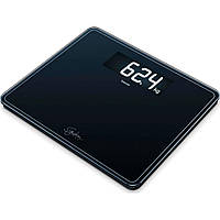 Ваги Beurer підлогові, 200кг, товщина 8мм, великий дисплей, AAAx3 в комплекті, скло, чорний Baumar - Порадуй Себе
