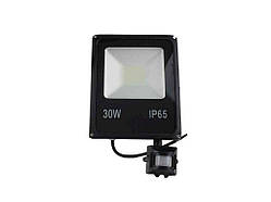 Прожектор LED з датчиком руху 30W IP65 ТМ ELECTROHOUSE
