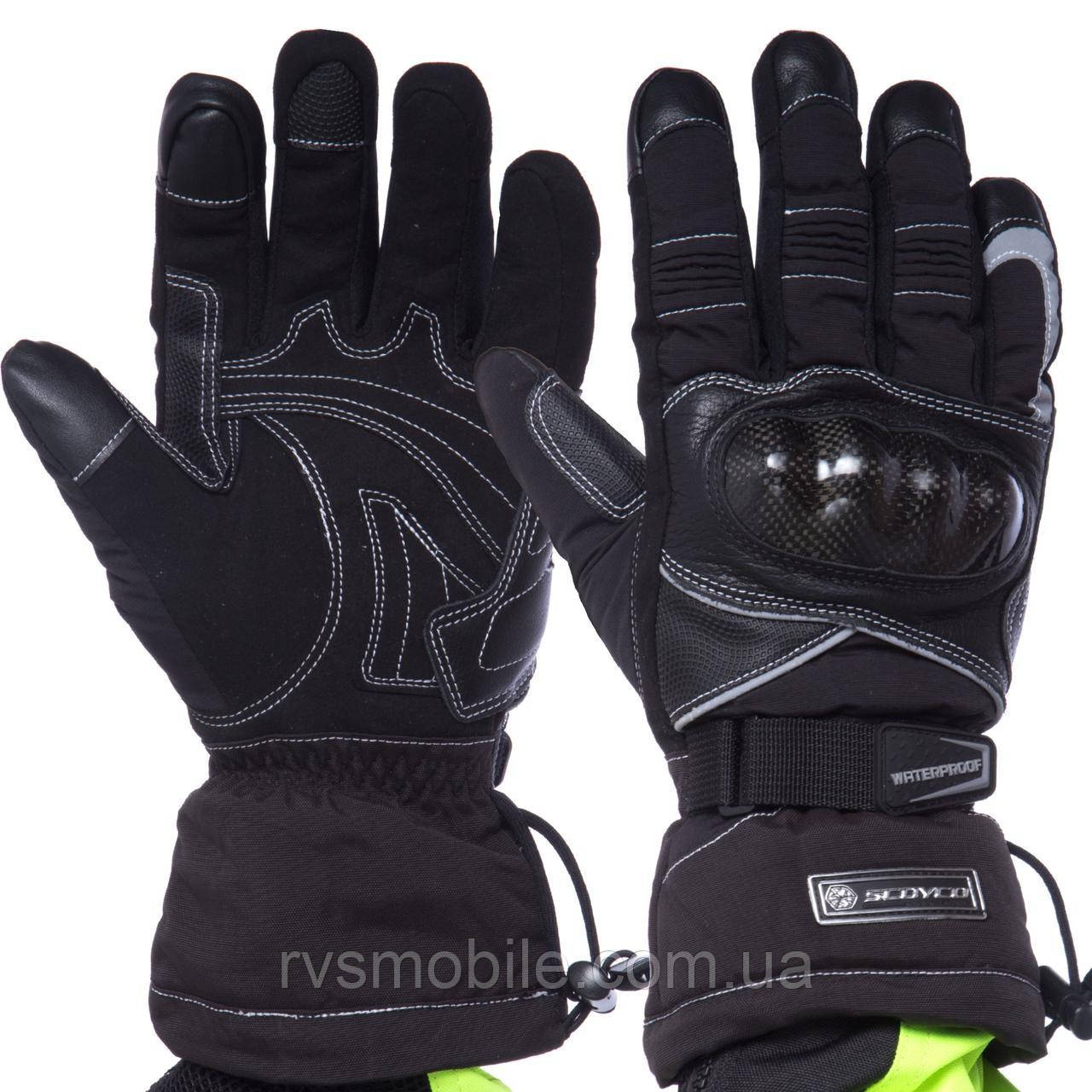 Моторукавички зимові Scoyco MC15B-2 Winter Black M