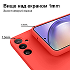 Чохол Silicone case для Samsung S10 Plus (08) Peach жовтогарячий, фото 6