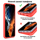 Чохол Silicone case для Samsung S10 Plus (08) Peach жовтогарячий, фото 4