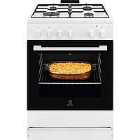 Electrolux Плита газова, 59л, 60x60см, білий Baumar - Порадуй Себе