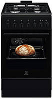 Electrolux Плита комбінована, 57л, 50x60см, конвекція, чорний Baumar - Порадуй Себе