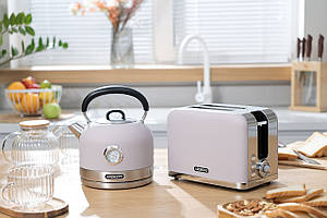 ARDESTO Тостер T-F500L, 800Вт, метал, 2 слоти, ліловий+сріблястий Baumar - Порадуй Себе