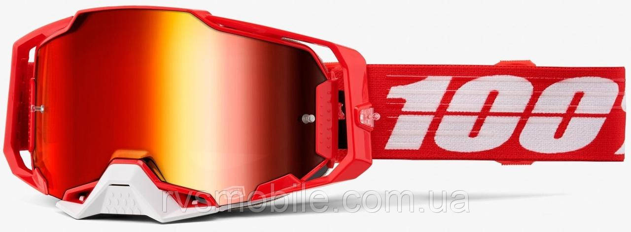Окуляри 100% ARMEGA C-Bad — Mirror Red Lens, Mirror Lens