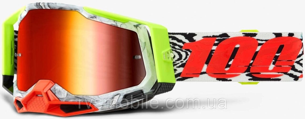 Окуляри 100% RACECRAFT 2 Engal - Mirror Red Lens, Mirror Lens