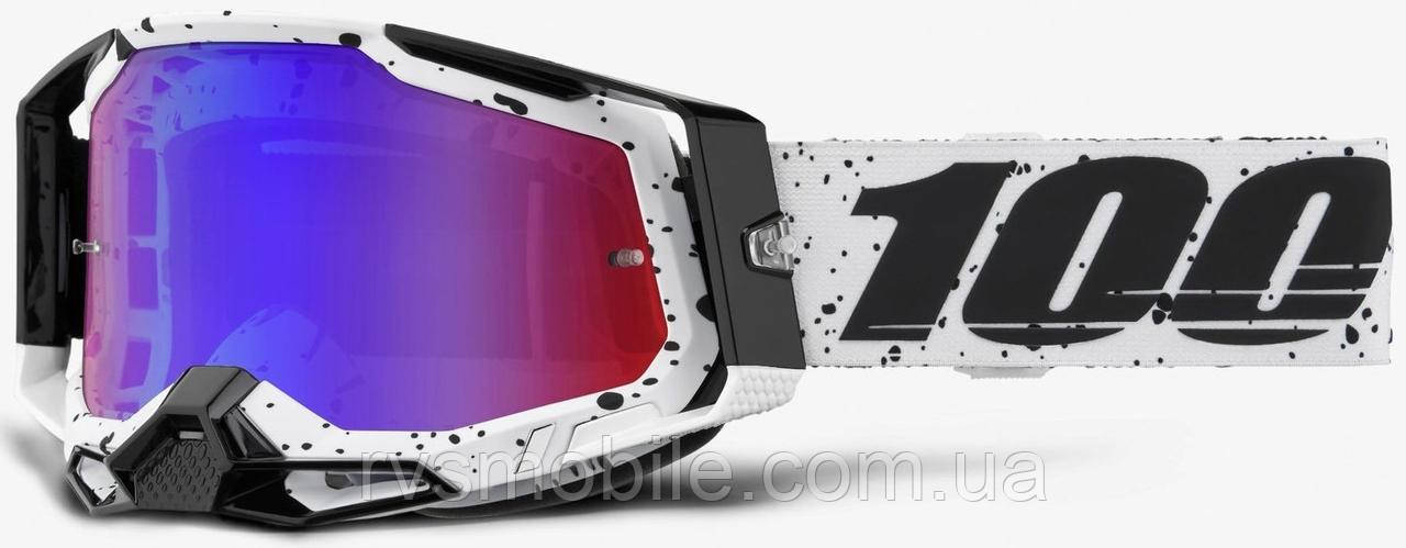 Окуляри 100% RACECRAFT 2 Trinity - Mirror Blue Lens, Mirror Lens
