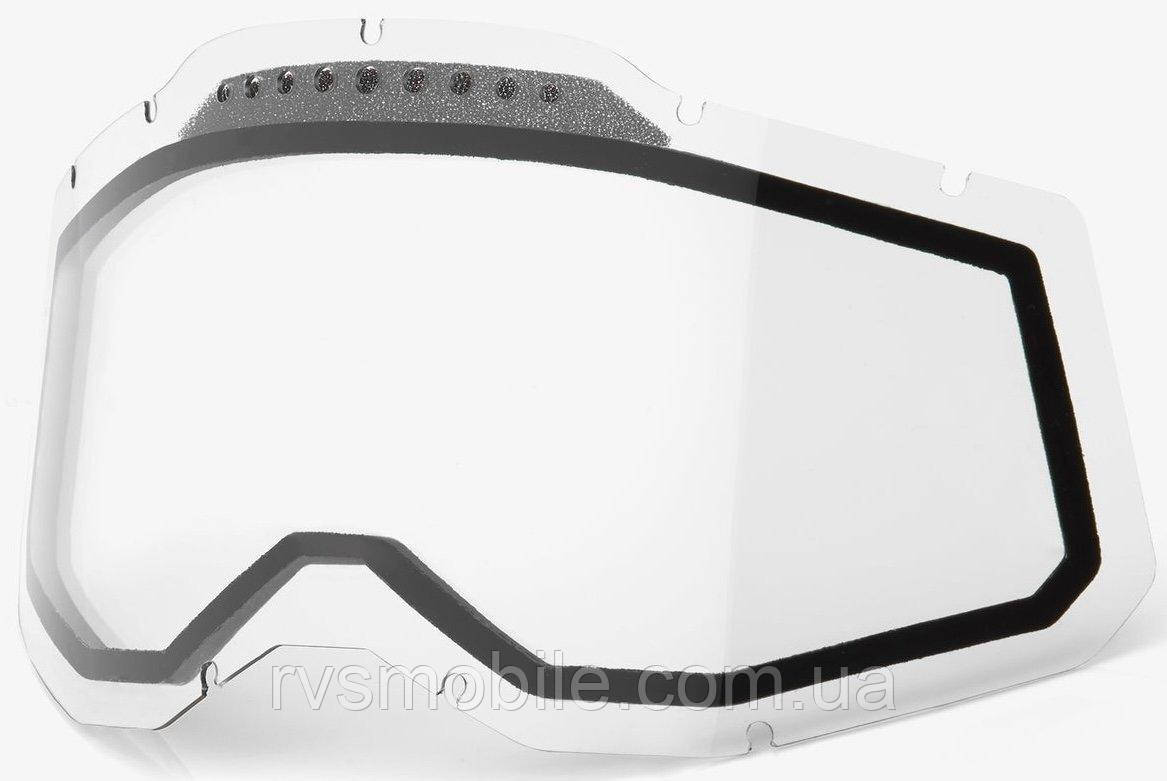 Лінза 100% RC2/AC2/ST2 Dual Vented Lens - Clear, Dual Clear Lens
