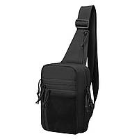 2E Tactical Сумка-слінг, кобура із швидким відкриванням, 6 відсіків, чорна Baumar - Порадуй Себе